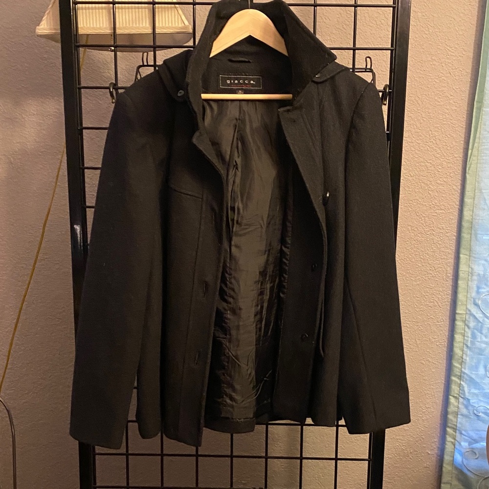 Giacca Black Pea Coat